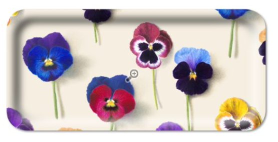 Pansy Allover Tray