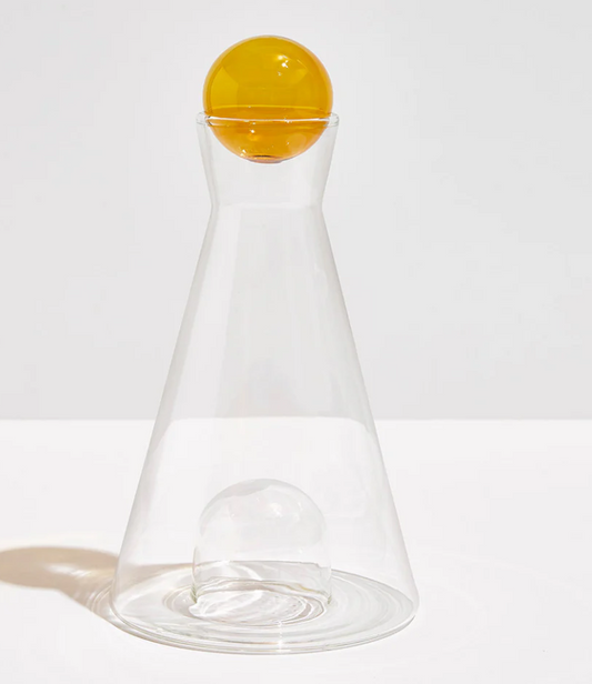 VICE VERSA CARAFE - CLEAR + AMBER