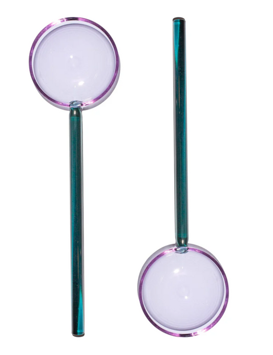 SALAD SERVERS - LILAC + TEAL