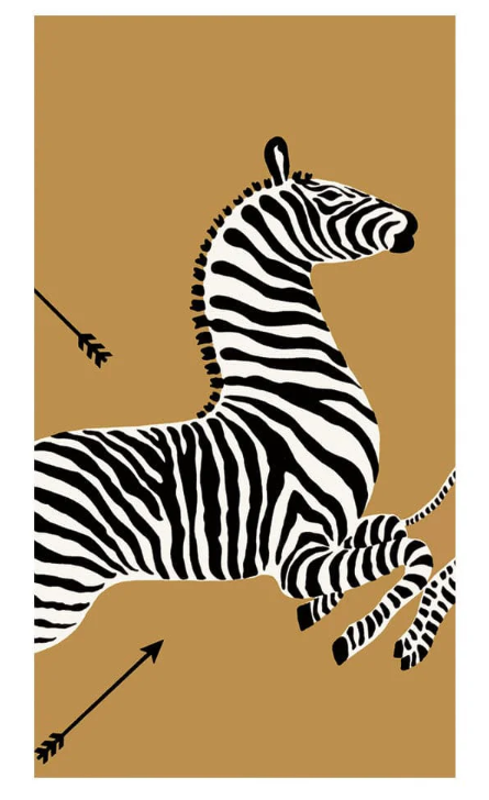 Zebras Gold Guest Towel Napkins