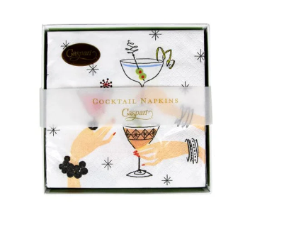 Speakeasy Boxed Cocktail Napkins