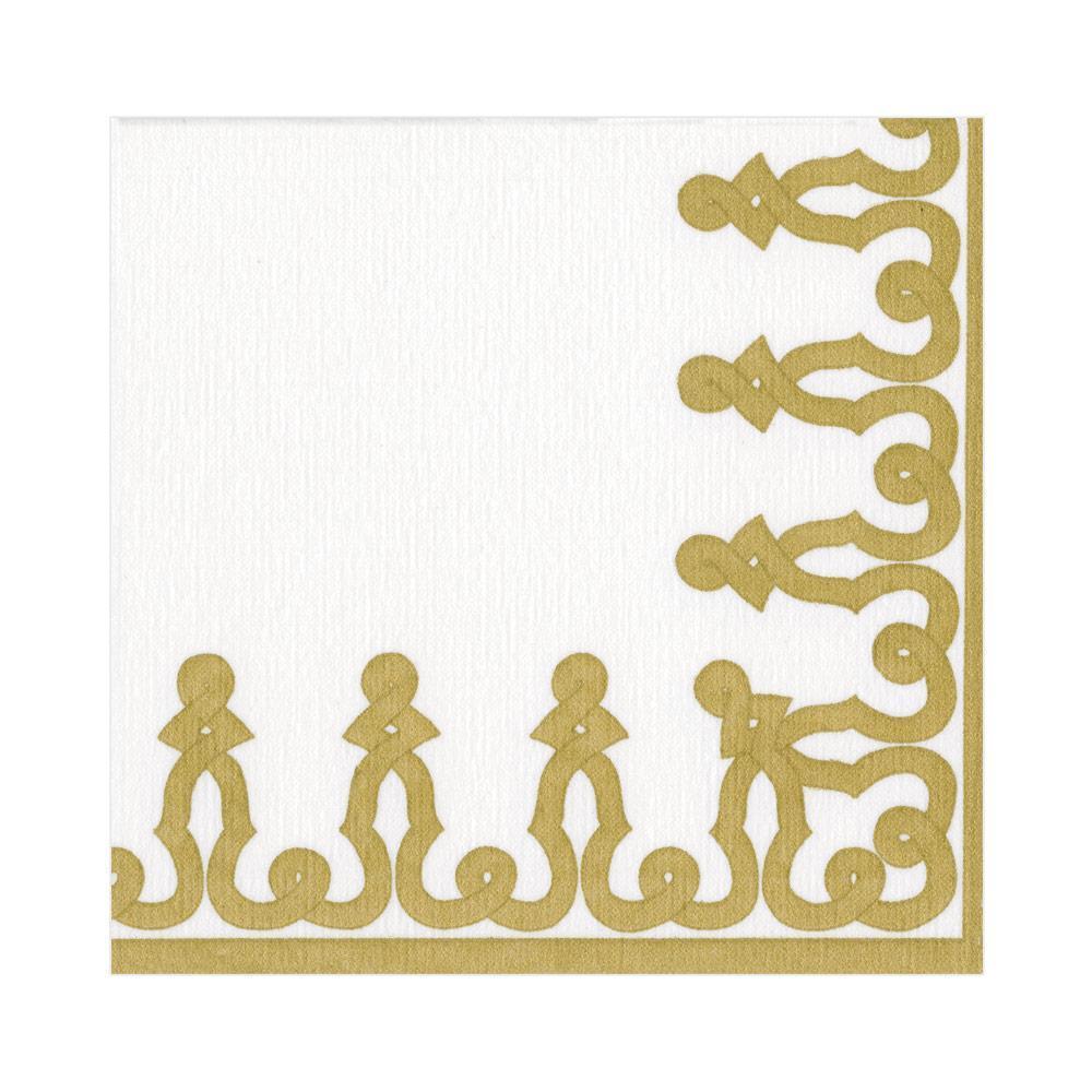 Dessin Passementerie Gold Luncheon Napkin