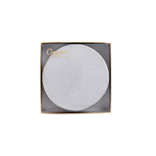 Luster Silver Coasters (set of 8)