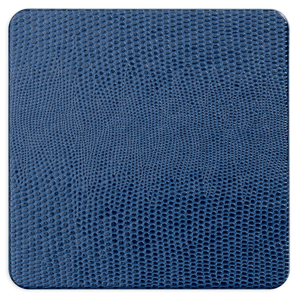 Lizard Coasters Navy Blue