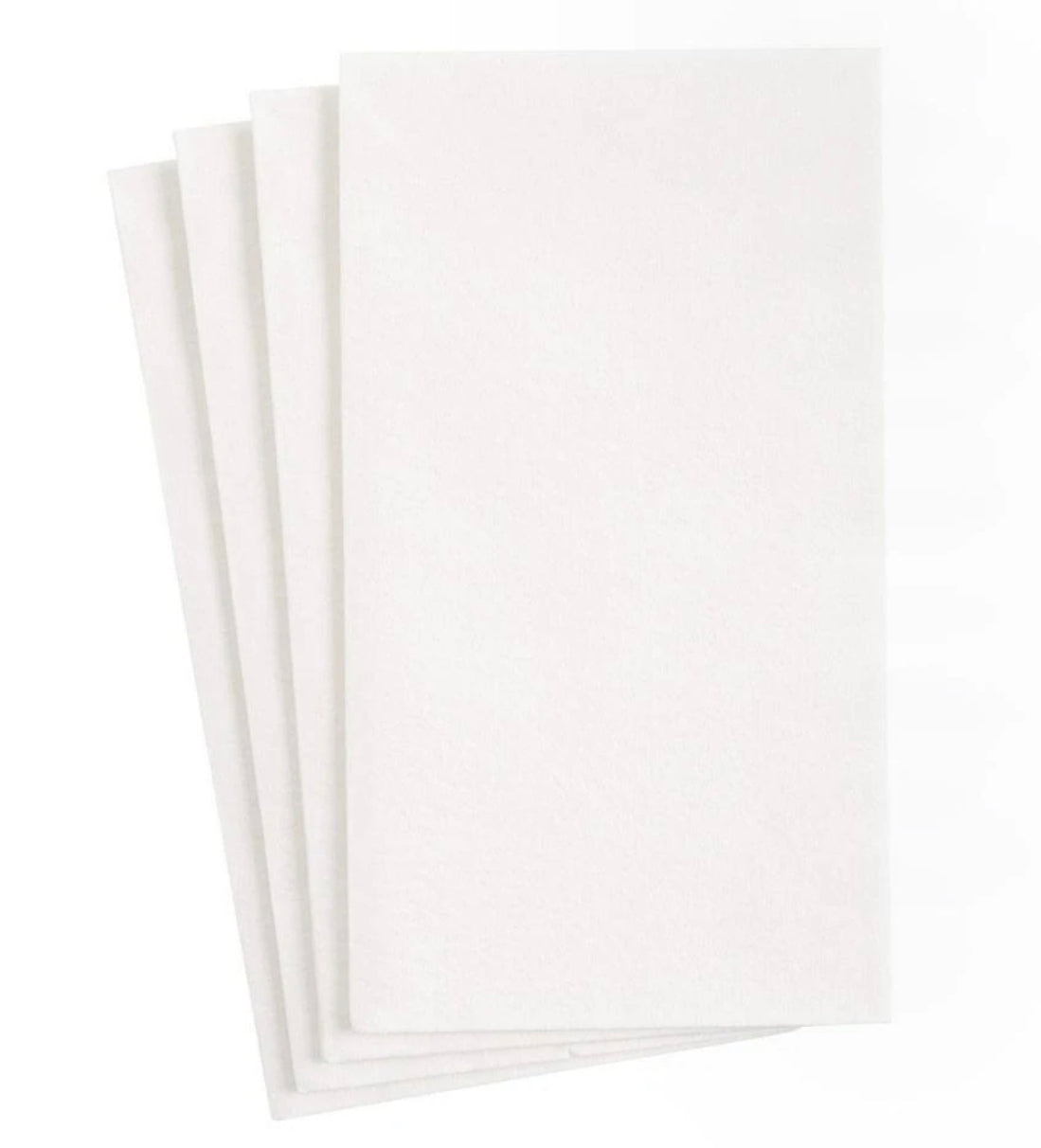 Paper Linen White Pearl Guest Towel