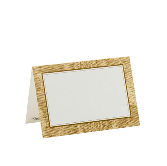 Place Cards Moire Gold